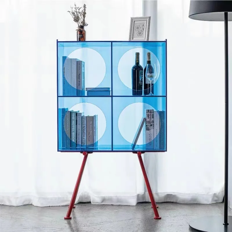 idao home Acrylic color storage cabinet height 170cm modern color living room cabinets