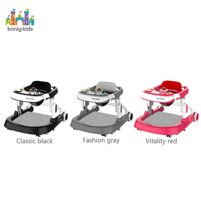 Konig Kids Hot Selling Andador Para Bebe Jumper Baby Learning Walking Baby Walker With Wheels And Seat