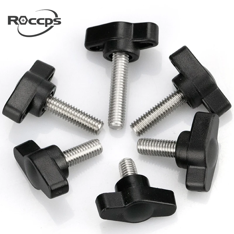 Medical and Packing Machines Parts Plastic Wing Knob Screws
