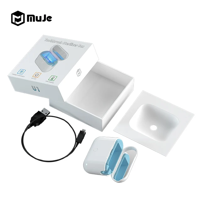 
New smart travel tooth brush uvc led sterilizing electric a portable uv light sanitizer toothbrush sterilizer 