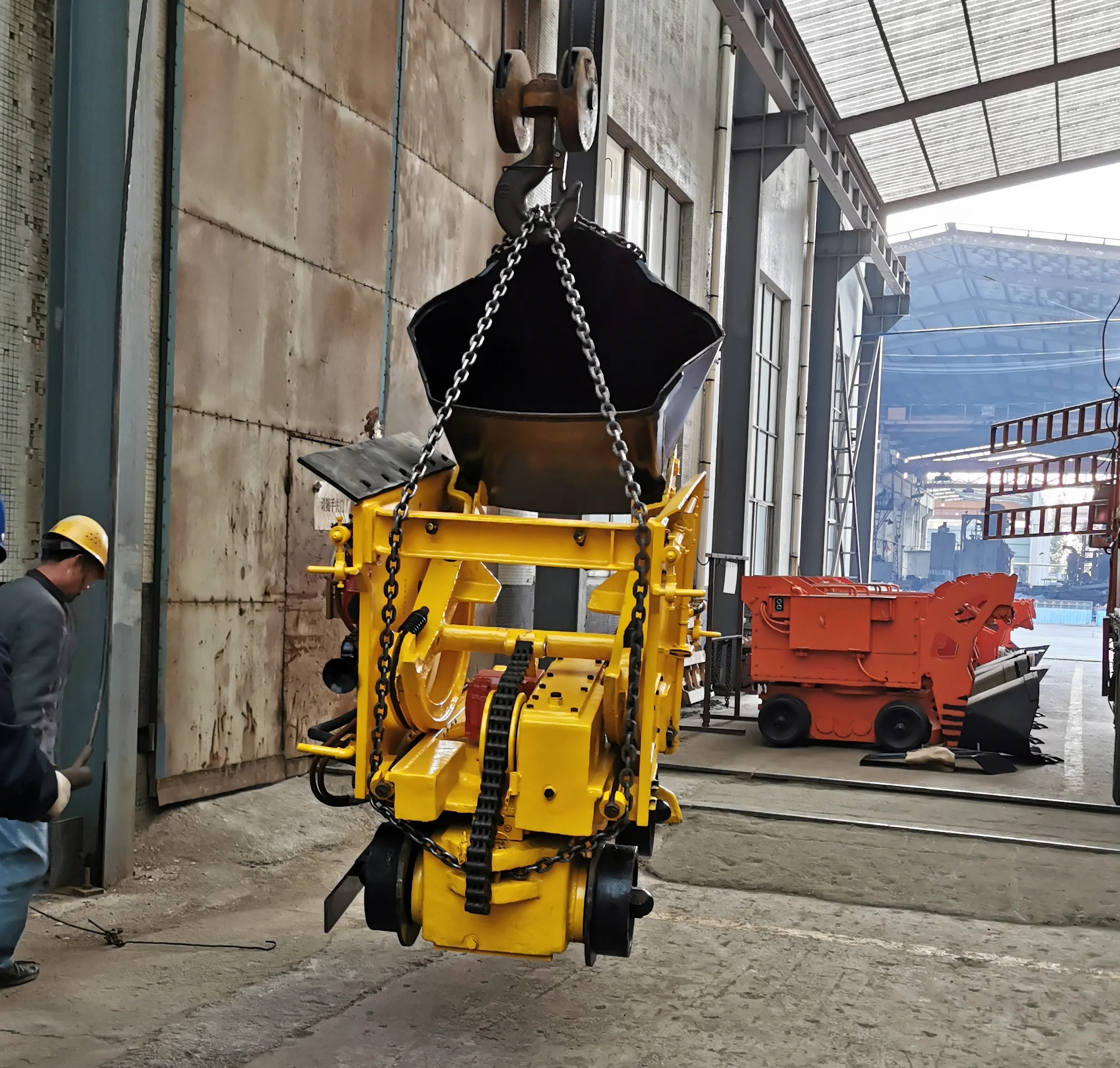 underground mining use wheeled stone loaders
