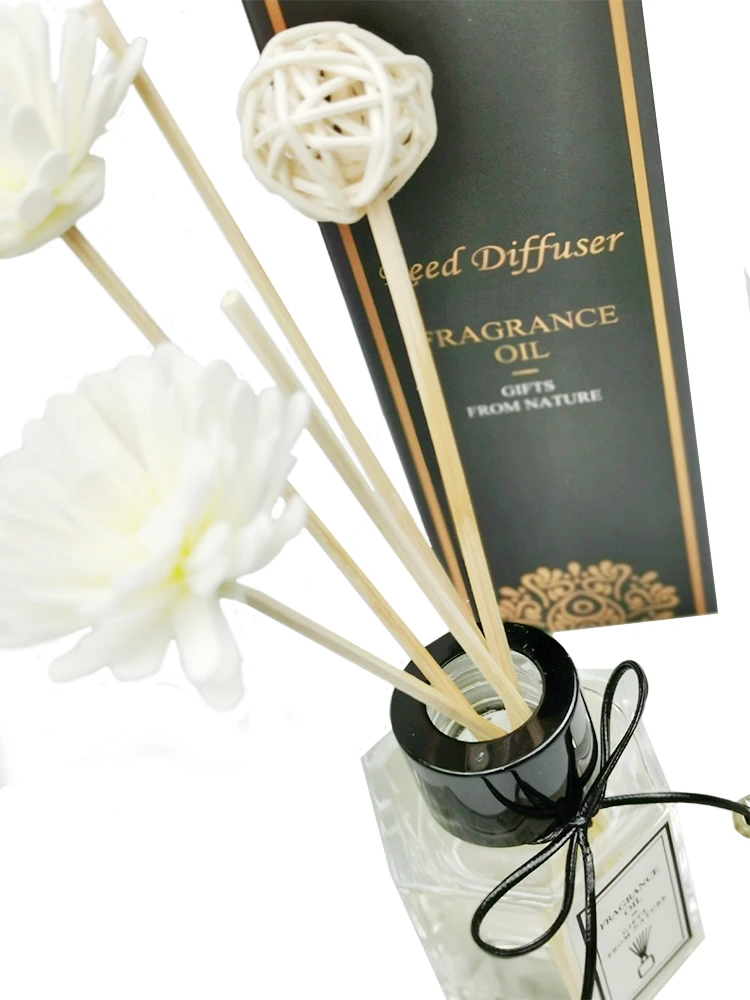 hot sale 50ml glass bottle aroma reed diffuser home perfume