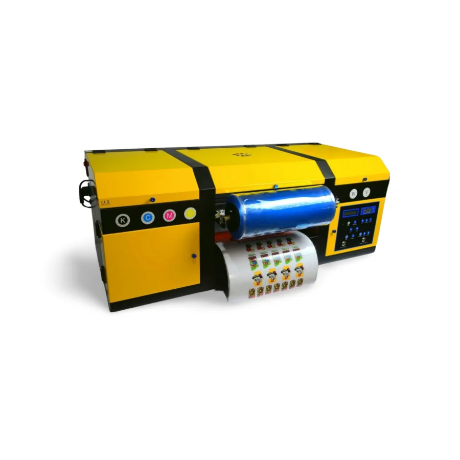 Multifunctional UV Sticker DTF Printer AB Roll UV DTF Printer A3 UV DTF Roll To Roll For Golden Foil Printing and Laminating