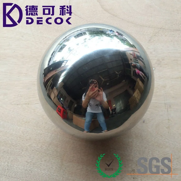 decorative brush 500mm stainless steel sphere / large garden decorative metal ball