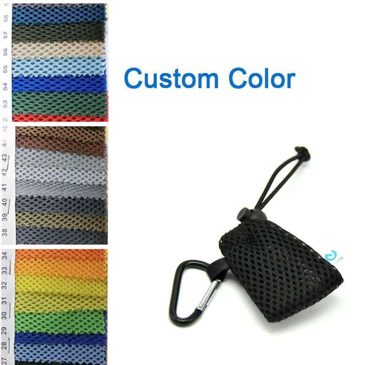 Custom Mini Size Eyelash Packaging Mesh Bag Nylon Bag with Toggle ME-25