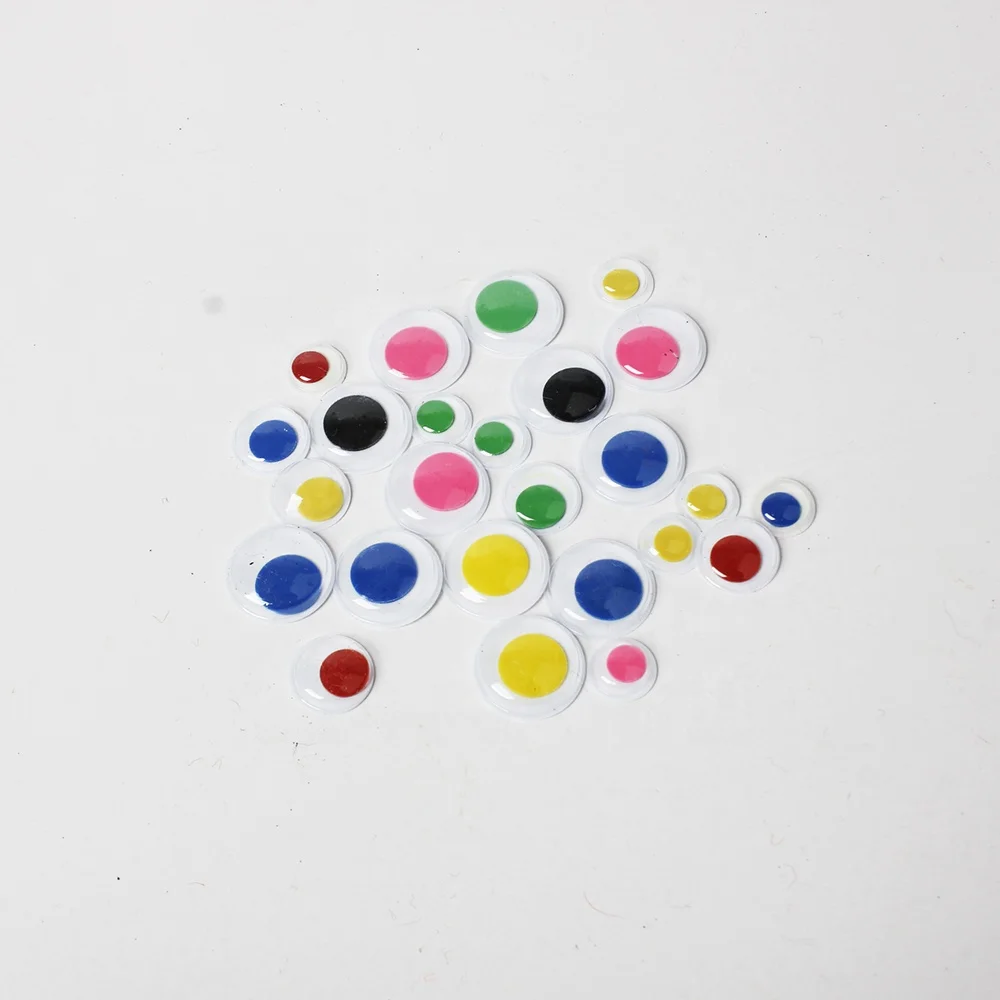 CN2036-0557 Plastic Wiggle Eyes Crafts Supplies Sets Creative 500pc Googly for Children DIY Doll