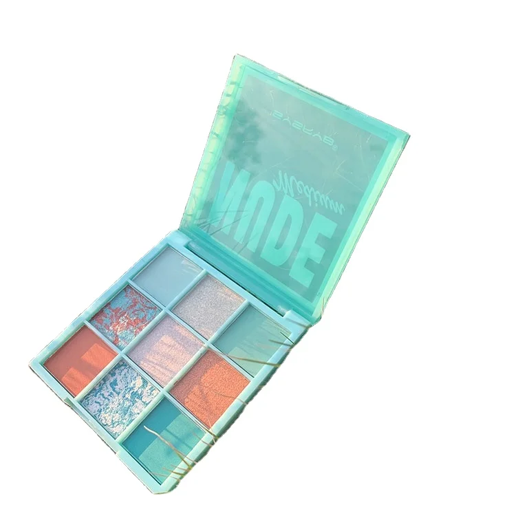 Private brand wholesale customized Eye Shadow Palette high pigment summer color palette 9-color cardboard eye shadow oem/odm Eye