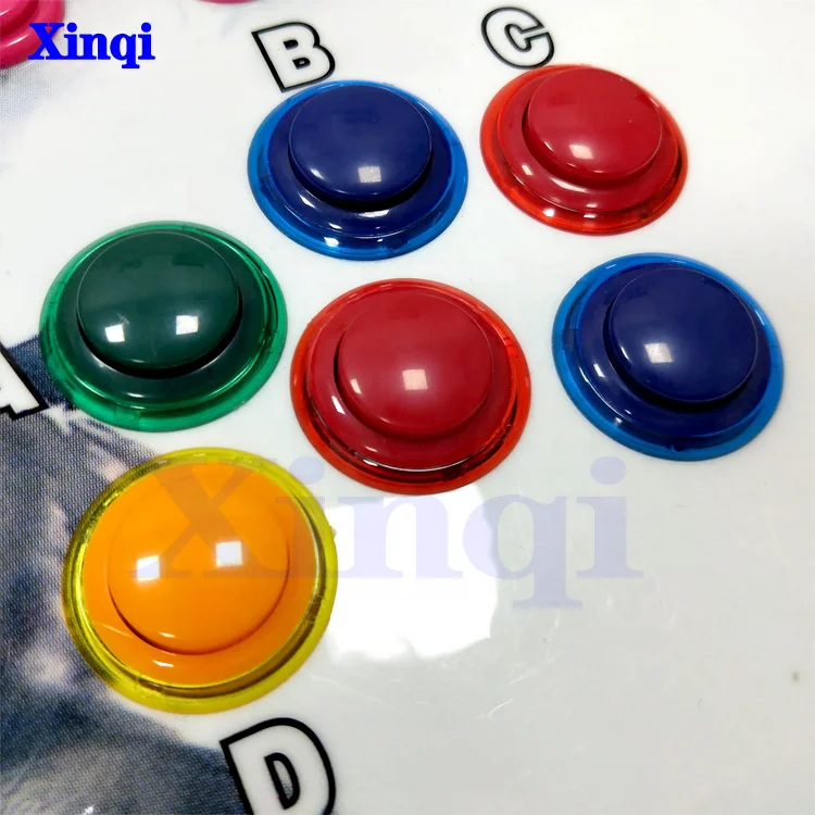 Красочная кнопка для аркадной игры встроенный переключатель PS2 PS3 Xbox 360 Mame Jamma Raspberry Pi Pandora Box 28 мм