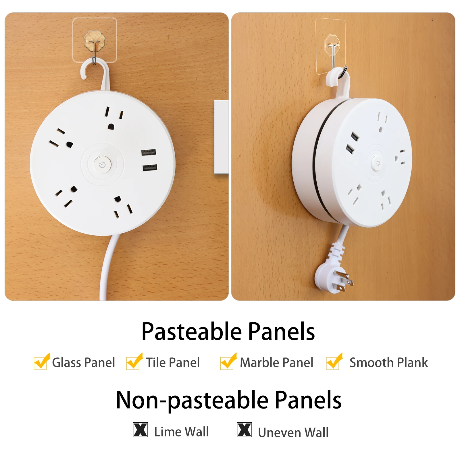 Wholesale USA power strip electrical outlet with usb port surge protector extension board socket