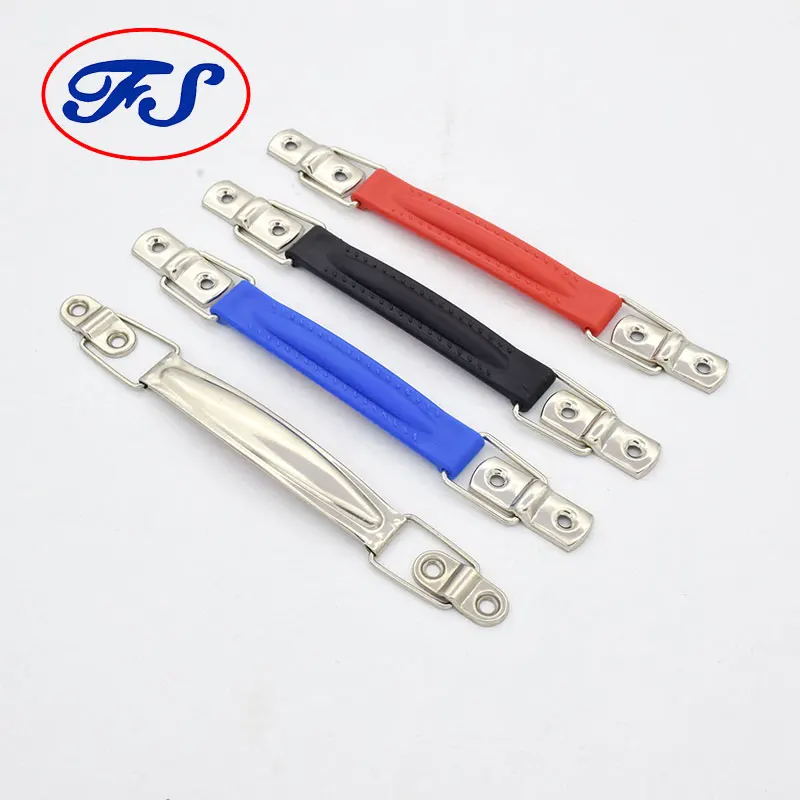 Durable plastic alloy suitcase parts bag handle black plastic handle pull handle FS2043