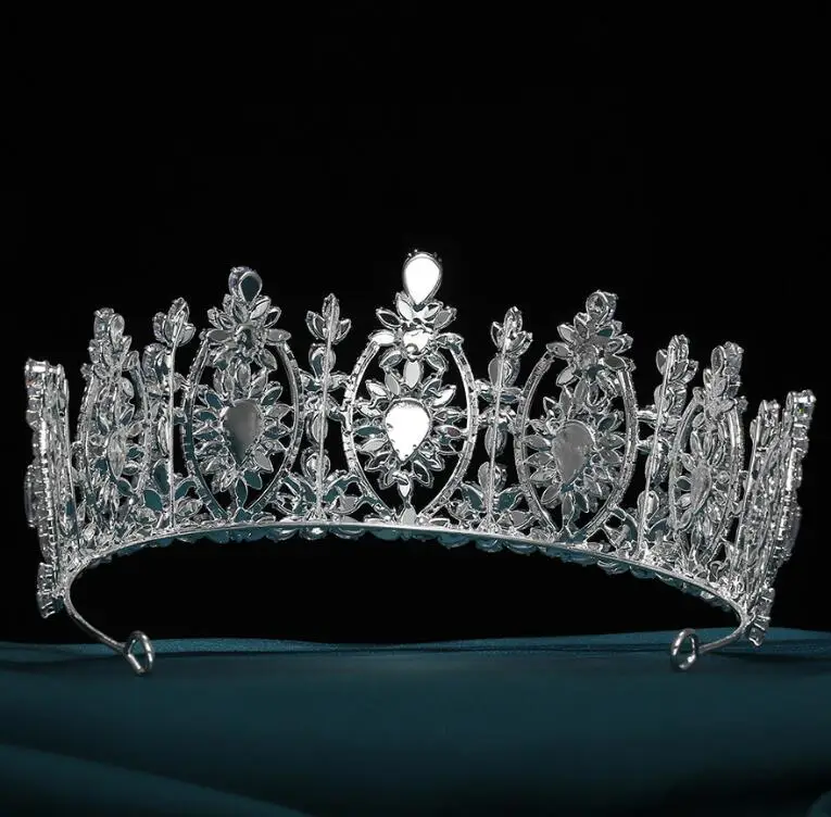 Light Luxury Korean Crystal Simple Compact Swallow Princess Costume Adult Tiaras And Party Crowns Happy Birthday Tiara