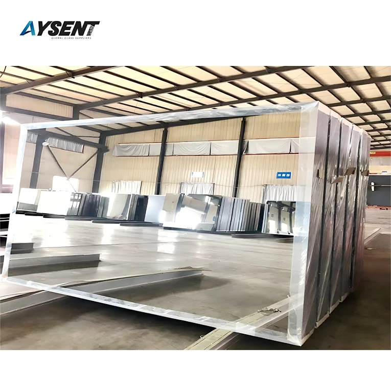 Wholesale silver mirror aluminum mirror glass 1.8mm-6mm with various thicknesses available for fitness centers and dance halls