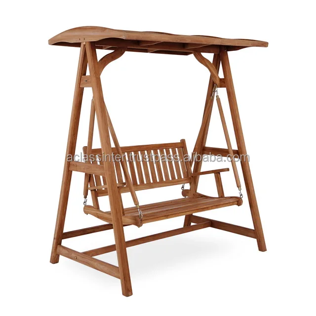 Java Swing Bench Outdoor Wooden Teak Garden Furniture