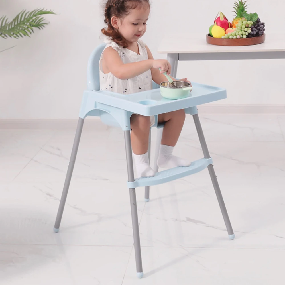 Dining Baby Feeding High Chair with Tray Safety Belt for Restaurants Wholesale Cheap Portable 2 in 1 Home Furniture Carton