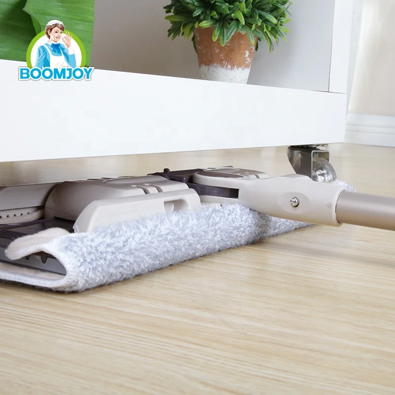 360 Magic Sweeper Floor Mop Starter Kit Professional Mop Telescopic Handle Hardwood Floor Microfiber Clip Flat Mop