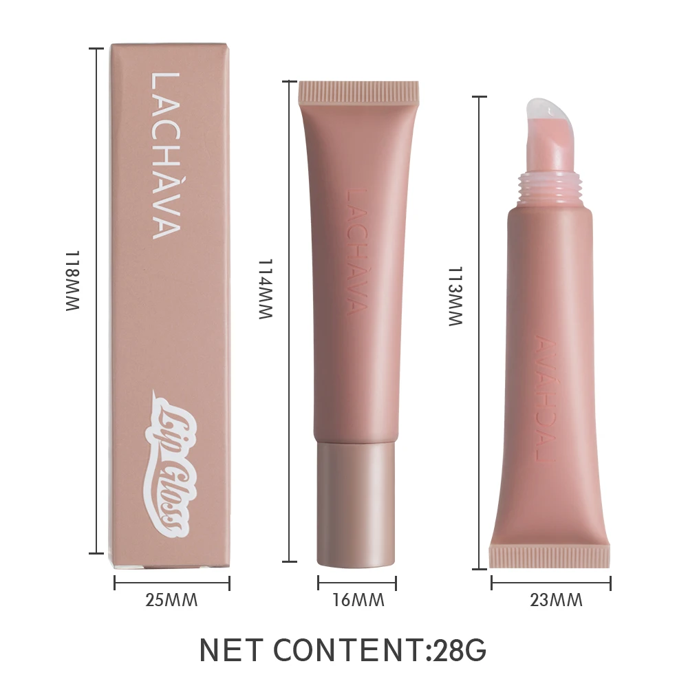 Custom Lip Gloss Moisturizing Lip Plumping Long Lasting Non Sticky Shiny And Pure Lip Plumping Makeup OEM Guangzhou Vendor