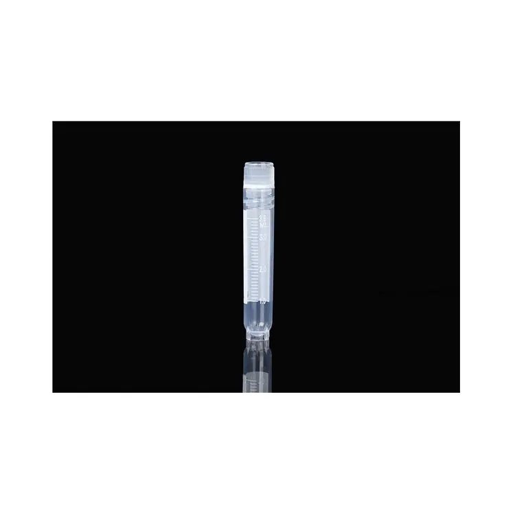 Laboratory Clear Plastic cryogenic vials