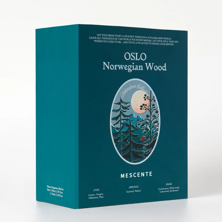 M&Scent wholesale bulk order custom luxury aroma reed diffusers with crystal stone gift set