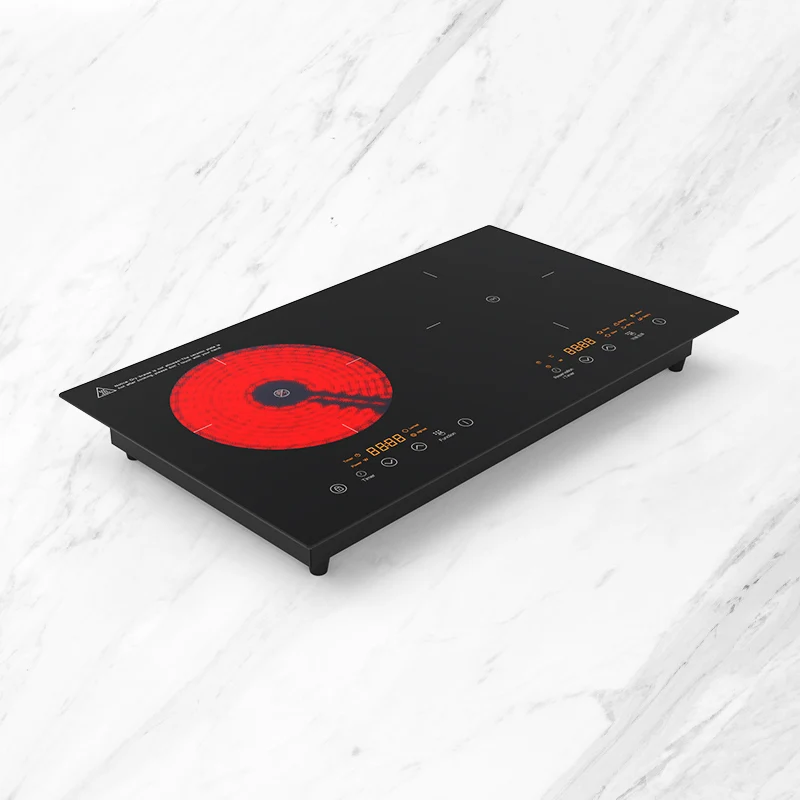 Inverter function kitchen appliance Built-in 3500W 2 burners induction cooker electric hot plate stove