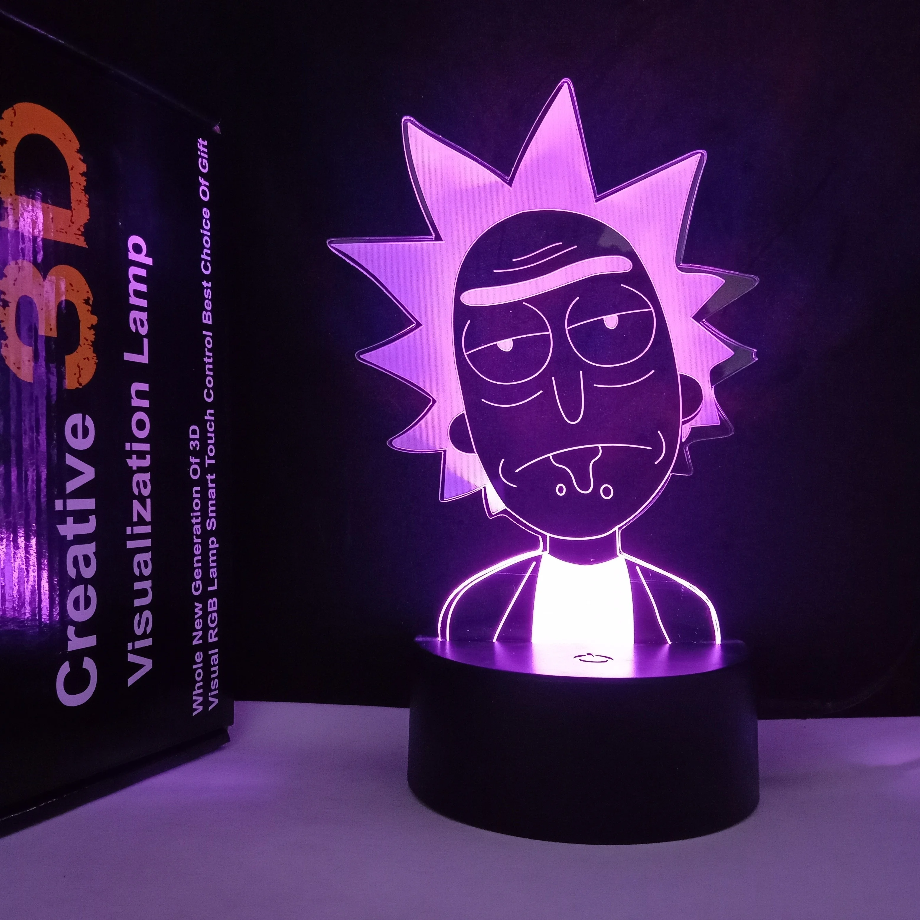 Battery And USB Powered 3D Led Lamp Base Without Acrylic Plates Factory Directly