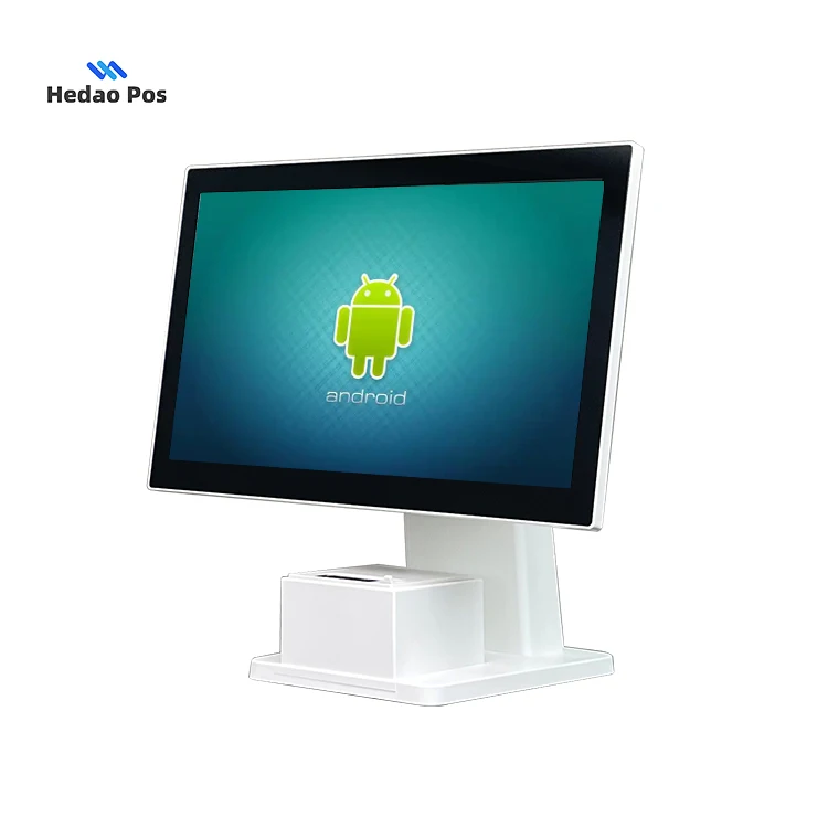Best Selling pos systems dual screen 15.6 android eft pos cash register with software