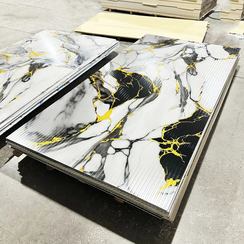 Hot Sale 1220*2440 Indoor Glossy Wall Panel for Standard White Marble Porcelain Board