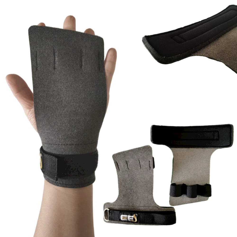 Fitness Gloves and Gymnastics Grips for Muscle-Ups Pull-Ups Weight Lifting Kettlebell Training for Gym and Sports Use