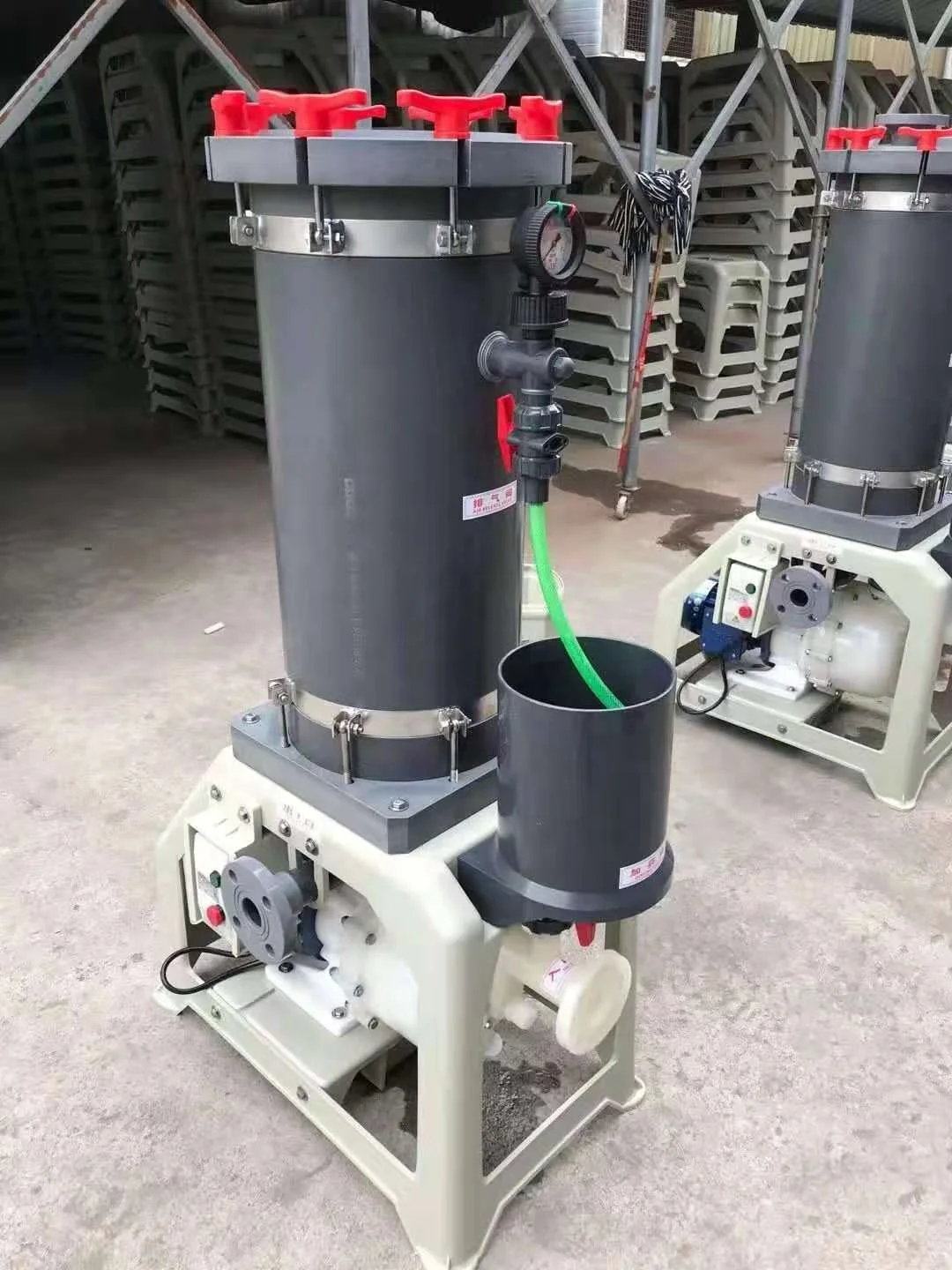 Industrial acid alkaline resistance chrome nickel plating chemical filter pump for chemical solution filtration