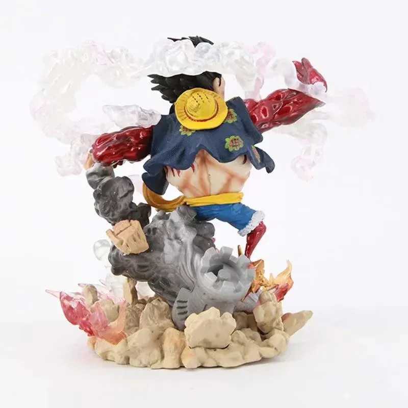 14cm anime one piece G5 Ape King Gun Fourth Gear monkey D luffy action figure PVC model toy for gifts