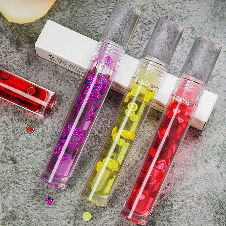 Зеркальная полировка для губ масло меняющее цвет фруктовый прозрачный блеск глазурь