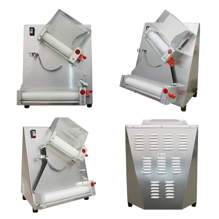Stainless Steel Electric Kitchen Equipment Pizza Dough Press Roller Sheeter/ Crust Making