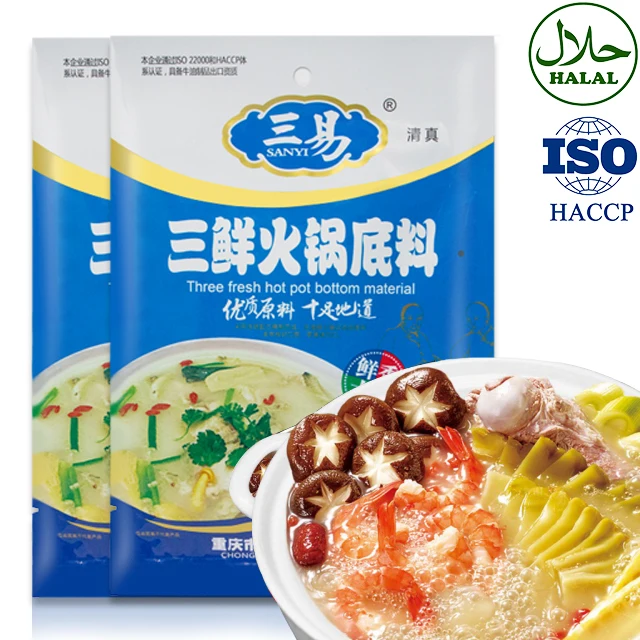 
Most Popular Chinese Not Spicy Vegetable Hot Pot Soup Base 
