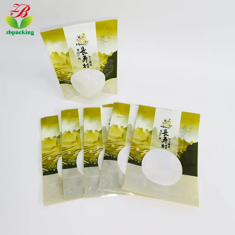 Factory custom standing zipper bag food spice packaging bag hawthorn snack ziplock bag