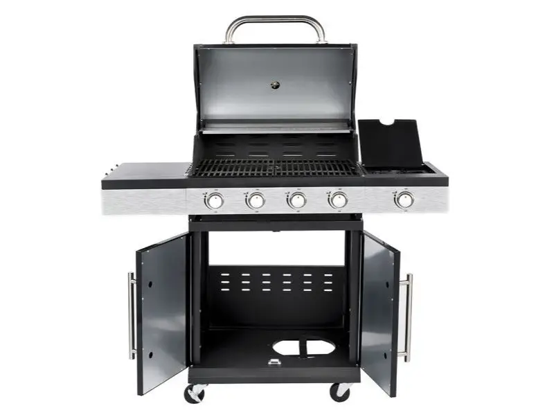 High Quality 4+1 Charcoal Barbecue Grill Steel Iron Indoor/Outdoor Family Activity Party Bbq Grill for Camping for Gas Fuel