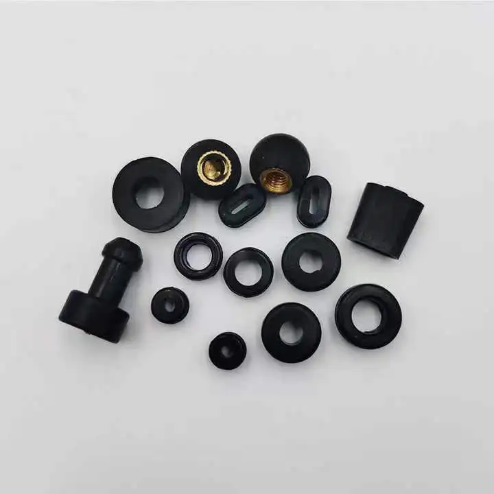 High Quality Vibration 2mm Thickness Round Anti Slip Black Rubber Washer Feet Pad With Washer