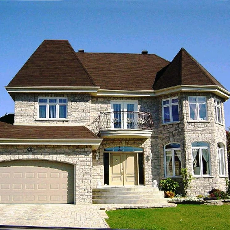 Сборная роскошная вилла с легкой стальной конструкцией Двухэтажный Сборный Дом