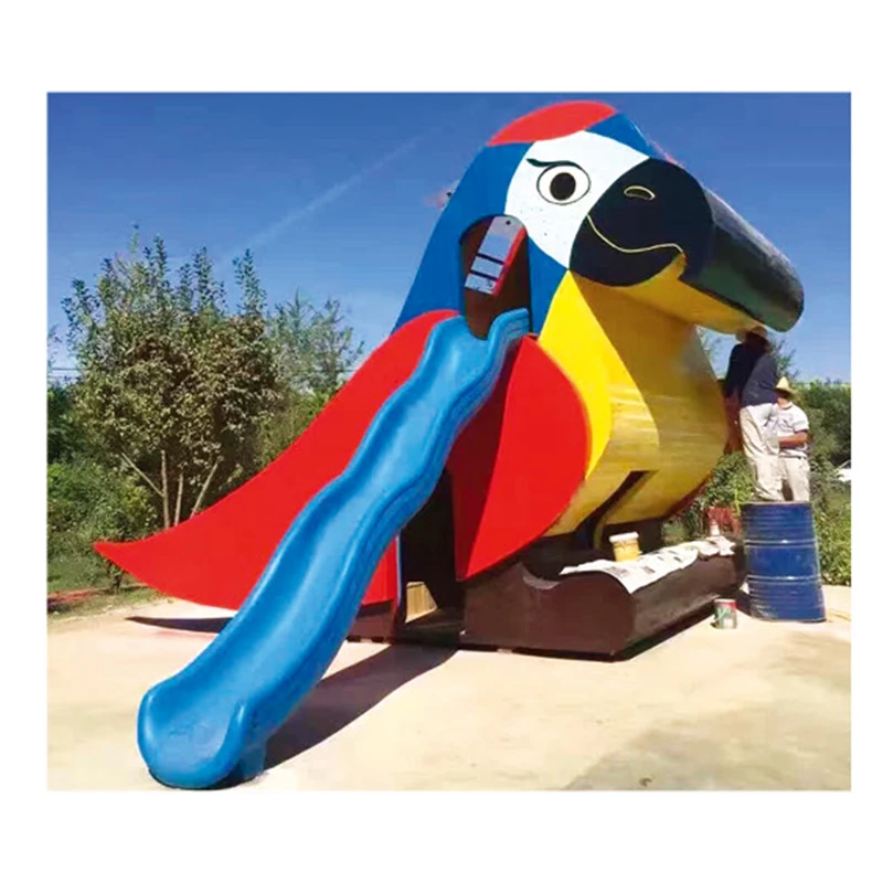 Outdoor Amusement Park Playground Children Playground Playhouse Set Swing Set Popular Kids Slide Playground