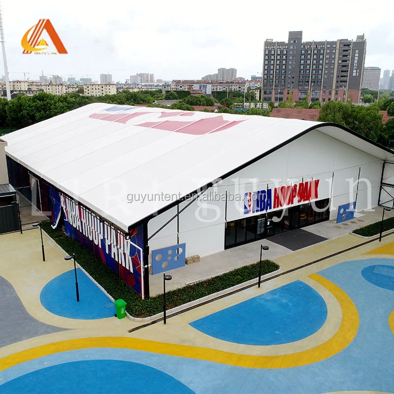 High Quality Sport Tent for Event Basketball Tennis Indoor Tent PVC Cover Big Marquee 100 People Fire-proof Rust-resistence