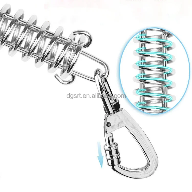 Slip Rope Yard Line Cable Runner Leash Tie Dog Training Lead for Heavy Strong Out Long Leads Best Duty Dog Training Lead