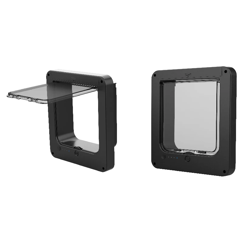 Cat Flap Door Lockable Manual Control Access Pet Door Cat Flap 4 Ways Locking