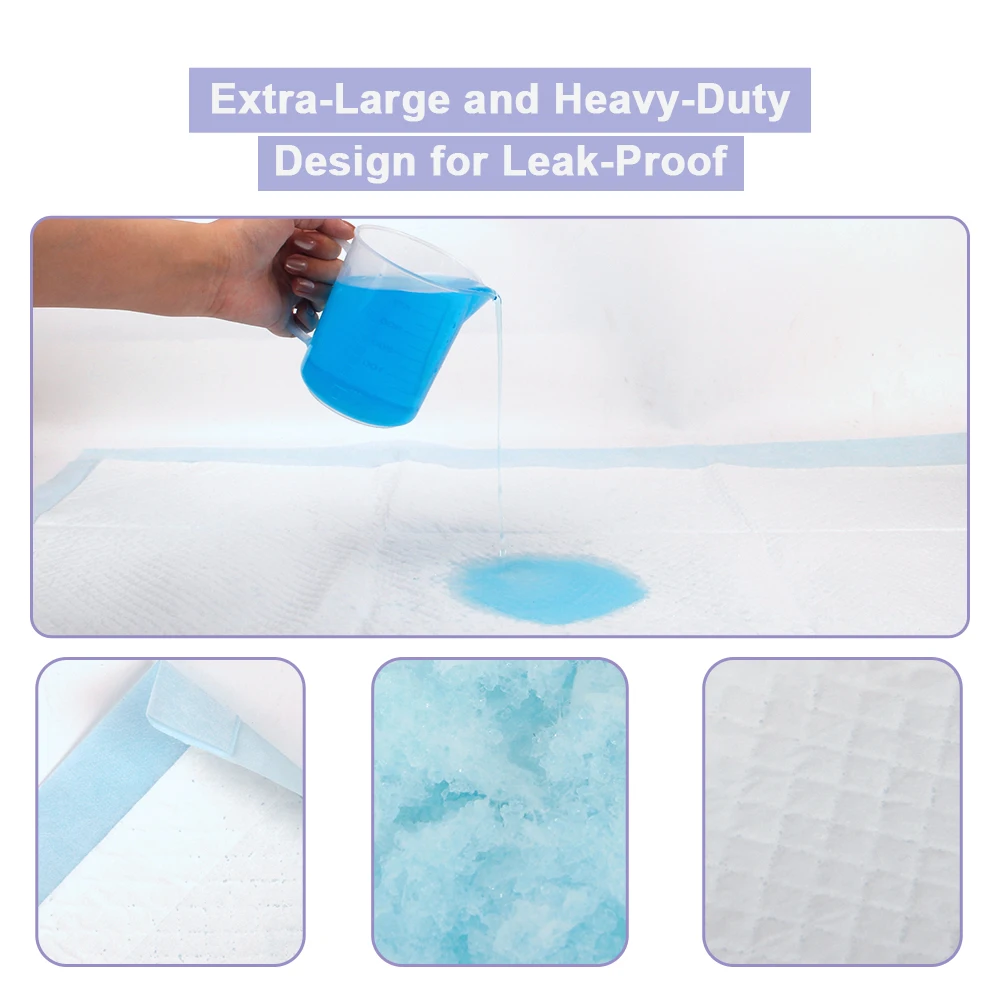 Factory Price Urine Absorbent Customized Waterproof Disposable  Pee Toilet Training Pad For Elderly