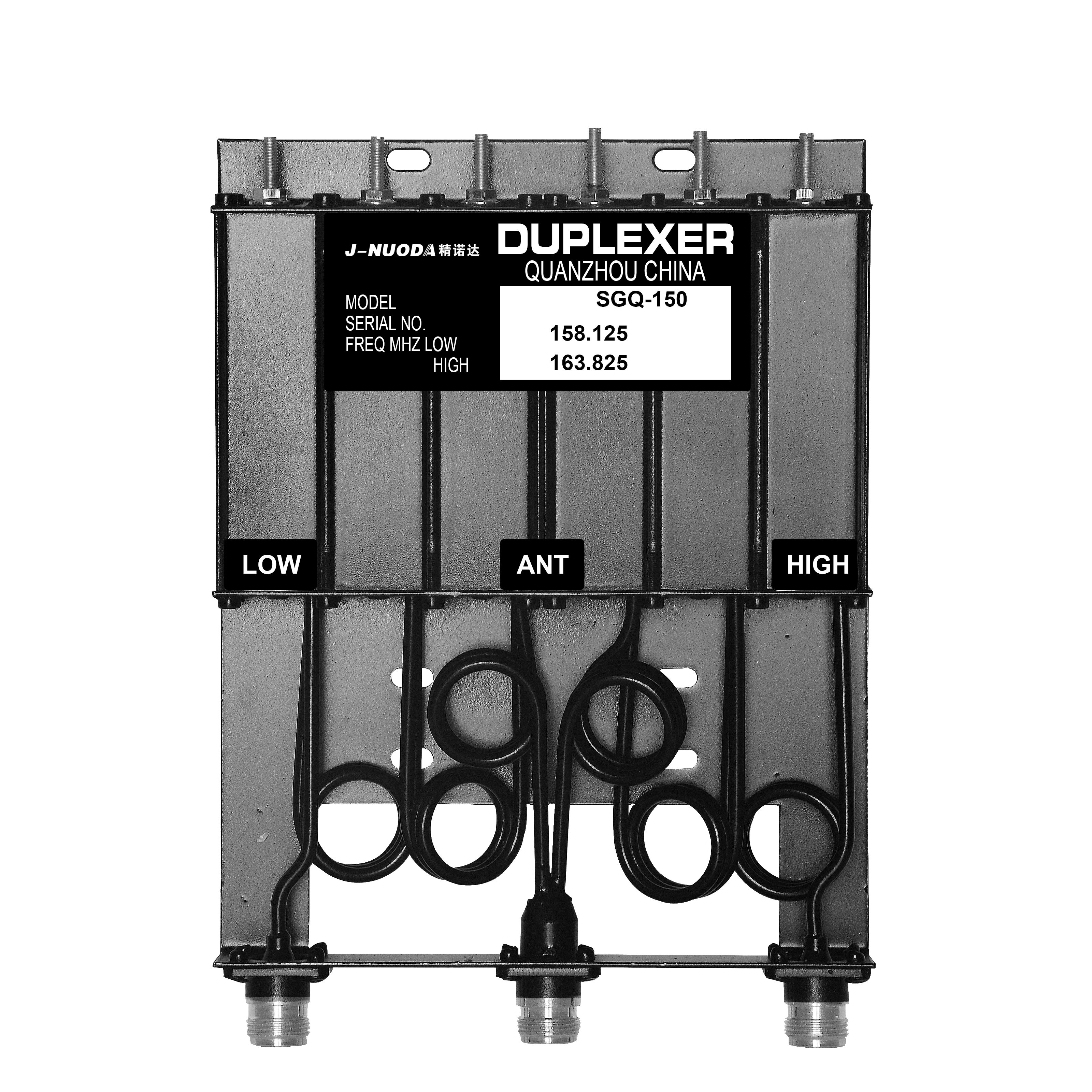 Широкополосный VHF Duplexer 136-174 МГц 50 Вт для