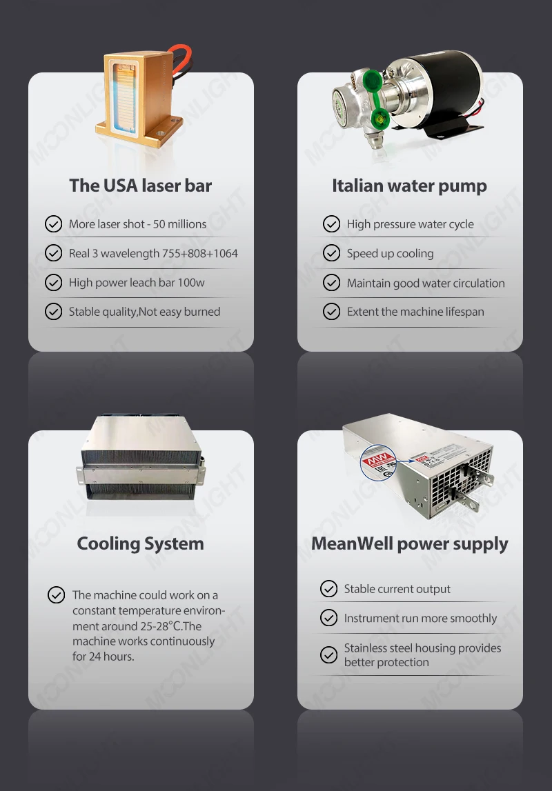 Factory price Two handles Ice Titanium 808 755 1064 sapphire ice 808nm diode laser for hair removal