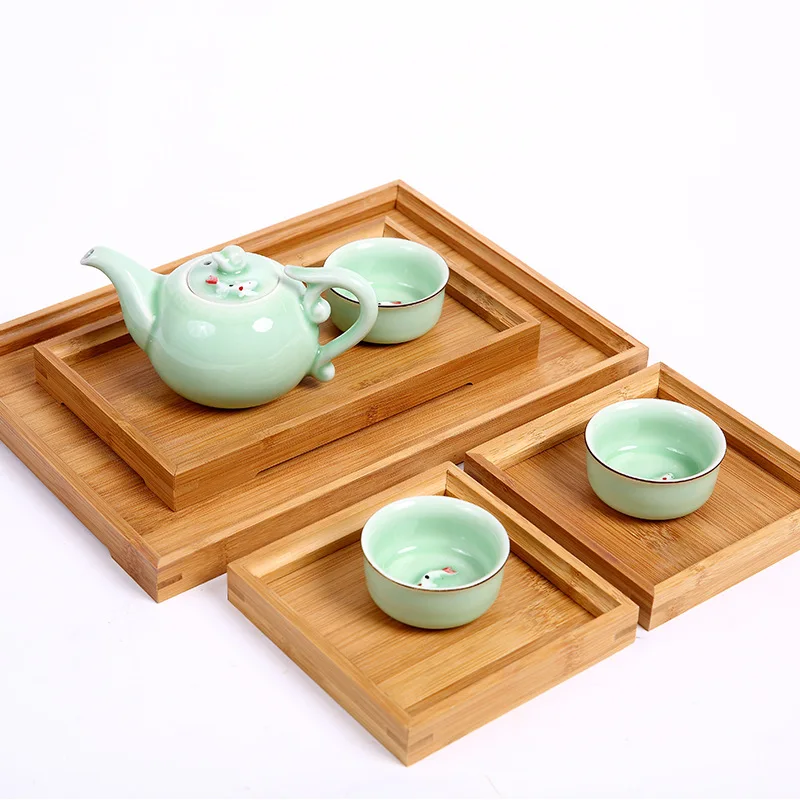 Bedroom Kitchen Living Room Bathroom Hospital Outdoors Bamboo Breakfast Tray Wooden Tray Bamboo Serving Tray