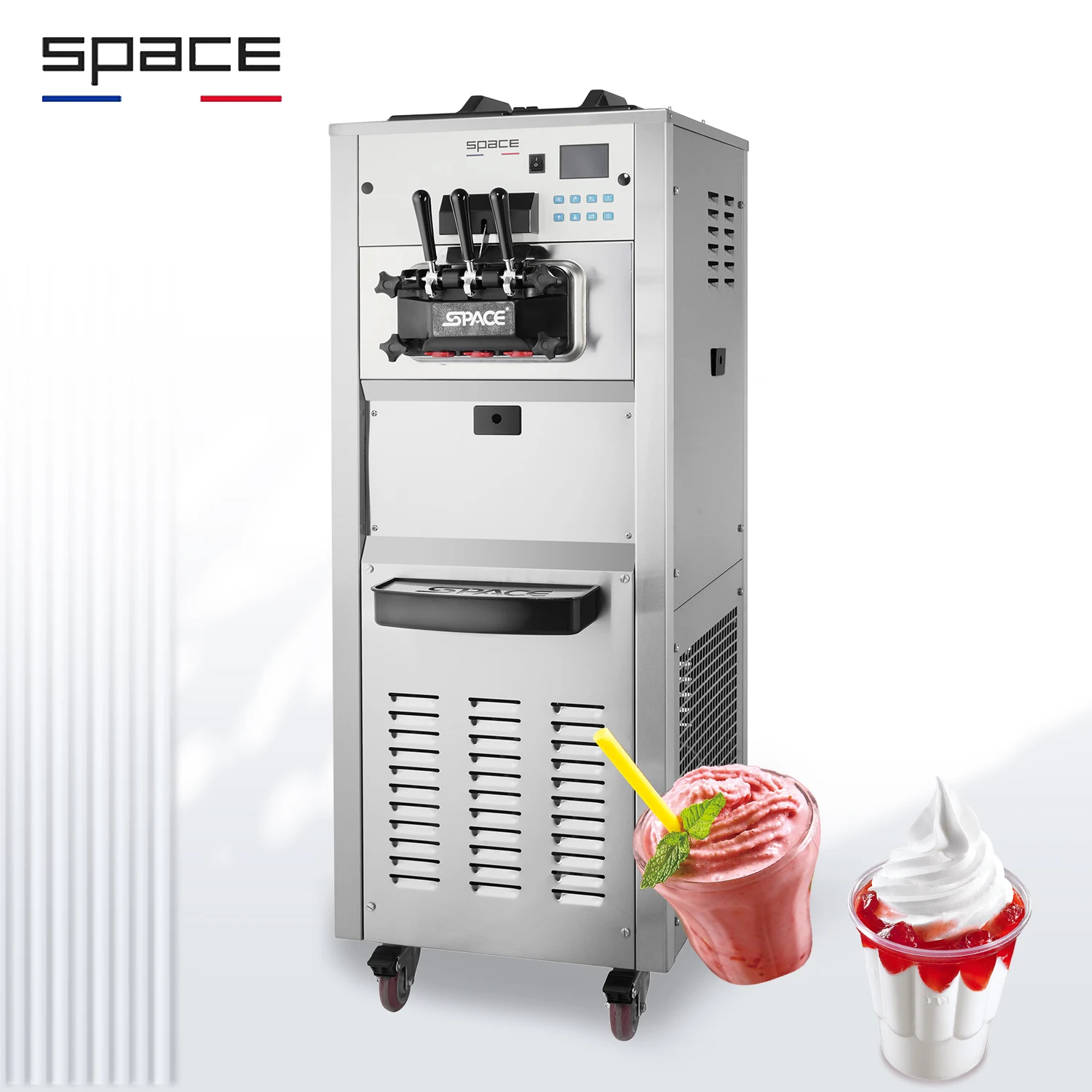 Factory sale professional maquinas de helados best frozen yogurt ice cream machine water cooled