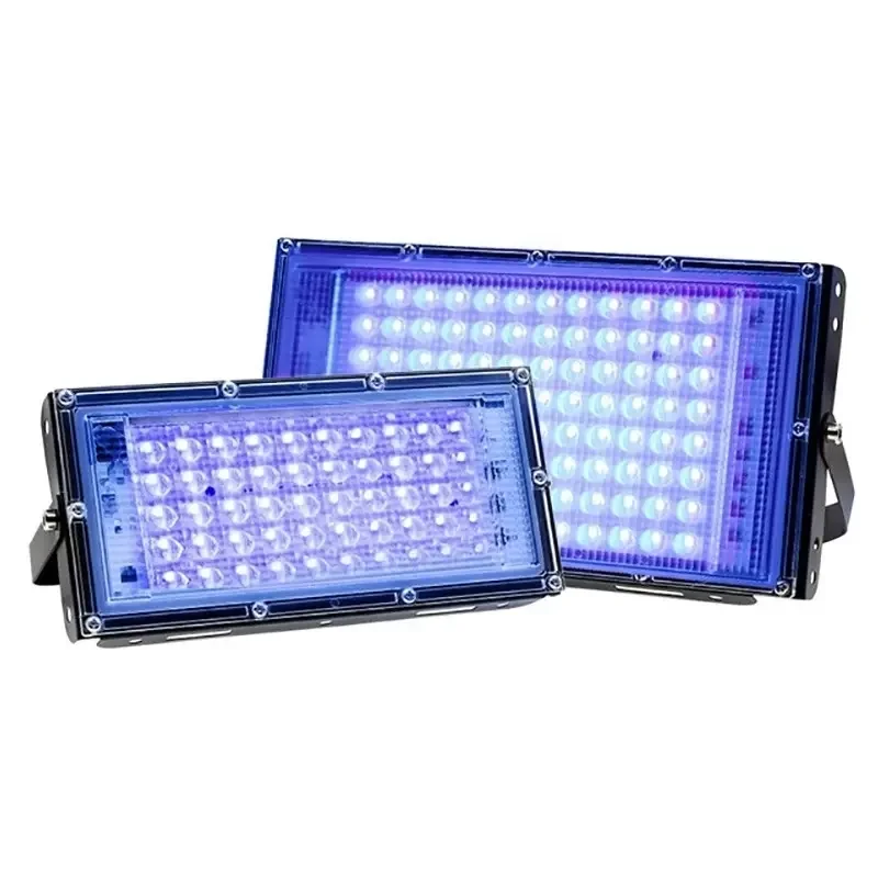 UV LED Black strobe Lights High Power UV LED Blacklight Flood UV LED background par Light for Party