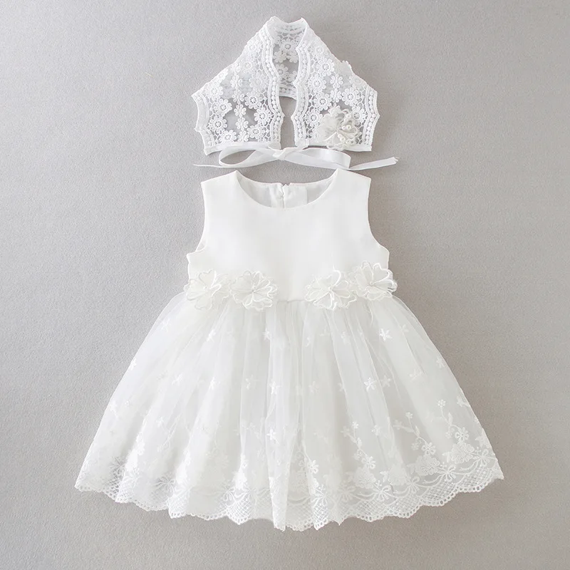 New Arrivals ball gown wedding baptism dresses for infant girls Birthday Christmas Outfits Girls Baptism Dress