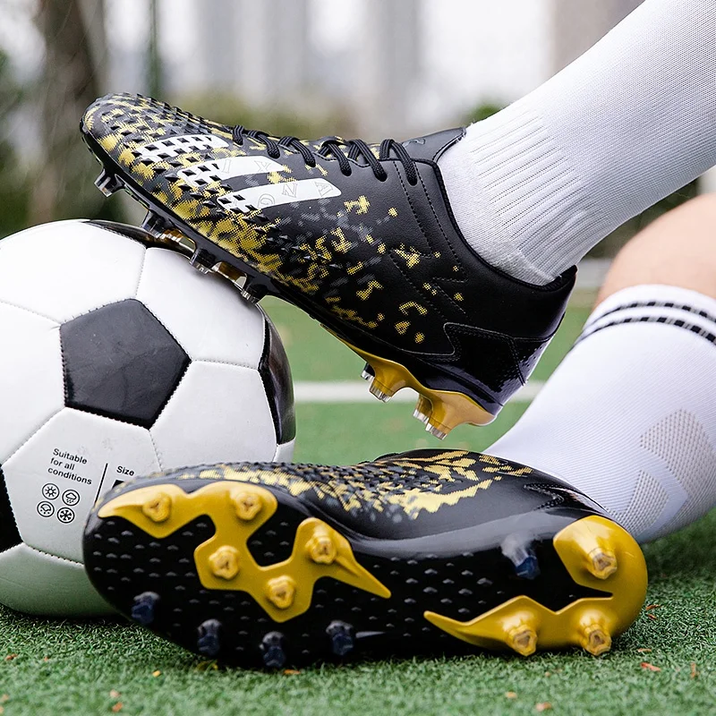 Новое поступление 2021, Мужская футбольная обувь, большие размеры, ультралегкие футбольные ботинки, кроссовки для мальчиков, Нескользящие, AG/TF, футбольные бутсы, ботильоны