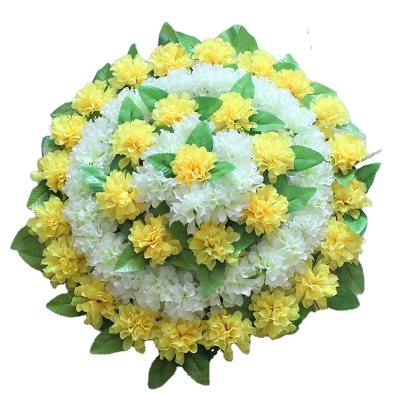 Новое поступление, шелковые цветы 55 см, искусственные цветы для мам, венок для похорон