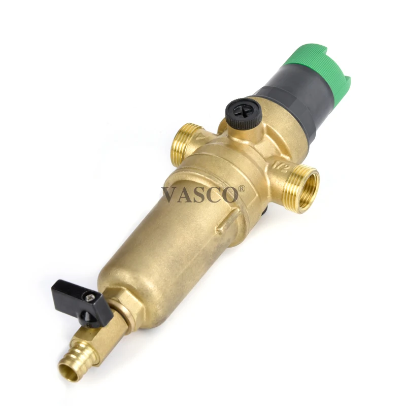 40 microns Water Purifier  Water Line Pre Filter brass Prefilter Water Pre Filter with pressure gauge